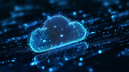 Aufkleber - loud technology concept with abstract digital background	

