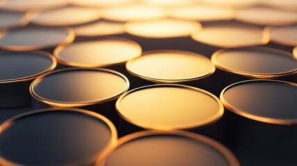 Poster - Abstract Luxury Coins in a Risky Positioning