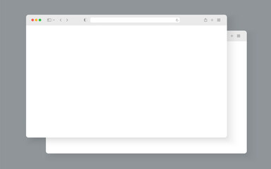 Fototapete - Web browser, internet browser search engine. Search bar for ui ux design and web site. Search address and navigation bar icon. Collection of search form templates for websites