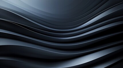 Poster - Abstract dark waves create a modern and dynamic background, perfect for design and artistic projects.