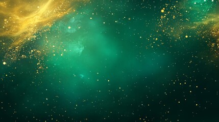 Wall Mural - A cosmic scene featuring swirling colors and shimmering stars, evoking a sense of wonder and exploration.
