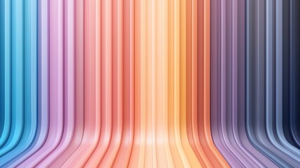 Poster - Vibrant gradient lines create a stunning abstract background, perfect for design projects, wallpapers, or artistic presentations.