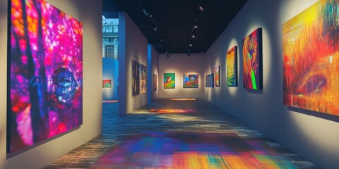 come and explore our vibrant art gallery that showcases a diverse array of stunning modern designs. 