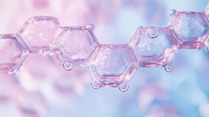 Poster - A close-up shot of a bunch of ice cubes on a white background