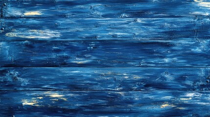 Poster - A detailed shot of a painting on a wooden surface, ready for framing or display