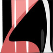 © IM Studio - Ilustração ilustração, noir, bandeira, símbolo, design, mulheres, silhueta, ícon, assinar, vermelho, arte