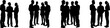 © LetsGoVector - collection of business people silhouettes.