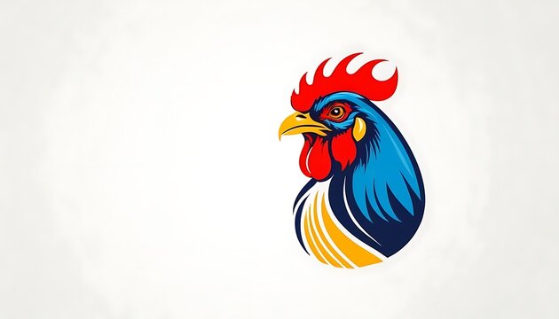 rooster logo isolated on white background,head, poultry, rooster, cockerel, illustration, shape, vector, attack, badge, black and white, cut out, 53
