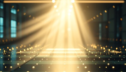 Poster - bathed light background wallpaper technology