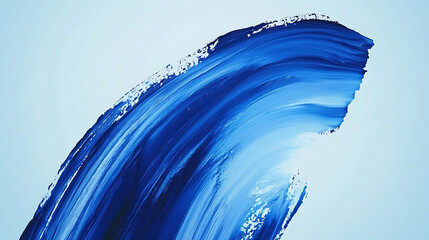 Aufkleber - blue watercolor paint stroke background vector illustration