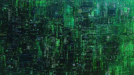 Poster - Digital technology metaverse neon blue green background, cyber information, abstract speed connect communication, retro city future meta tech, internet network connection, Ai big data illustration 3d