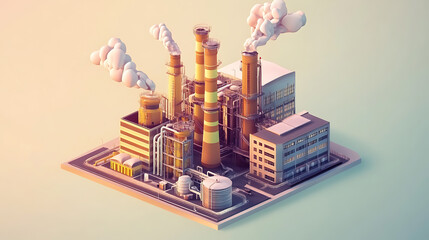 Poster - Industry and technology concept, INDUSTRY 4, 0
