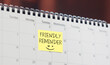 © Andrii - Friendly reminder is shown using the text in calendar