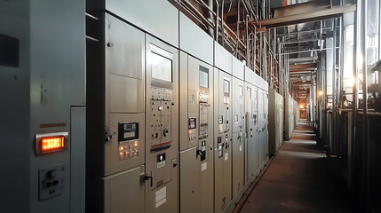Poster - Low voltage switchgear at power plant
