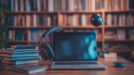 Leinwandbilder - E, learning Education Internet Technology Webinar Online Courses concept