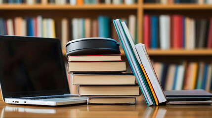 Poster - E, learning Education Internet Technology Webinar Online Courses concept