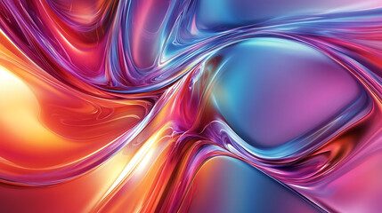 Poster - technology abstract background in color space with a high resolution
