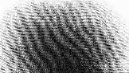Poster - High-Contrast Black and White Halftone Gradient Dots Texture Background. Ideal for Retro Comic Book Effects, Pop Art, Grunge Designs, and Digital Noise Patterns in Graphic Design Projects