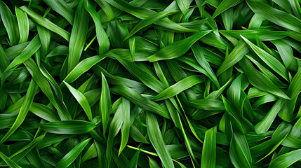 Poster - Artificial Green grass texture seamless background, top view
