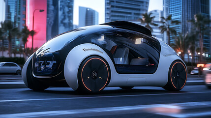 Poster - autonomous car sensor systems for driverless safety, adaptive cruise control, smart transportation t