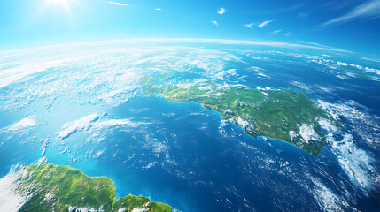 Aufkleber - Global business expanding horizons with international CRM development, showcasing interconnected markets, diverse teams, and innovative strategies for growth and customer relationship management