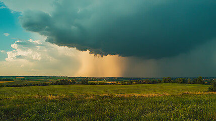 Poster - Severe thunderstorm with hail and heavy rain
