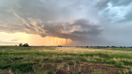 Poster - Severe thunderstorm with hail and heavy rain