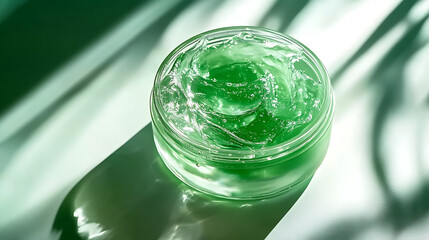 Aufkleber - Soothing Aloe vera care green, Water gel