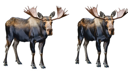 Poster - Two Realistic Specimens on Clear Background Generative AI