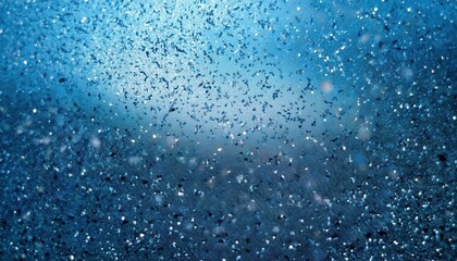 Aufkleber - Blue Sparkling Texture of Glitter Particles in Soft Focus. Abstract Background for Winter, Festive, or Cosmic Themed Designs, Ideal for Website Banners, Invitations, or Seasonal Graphics