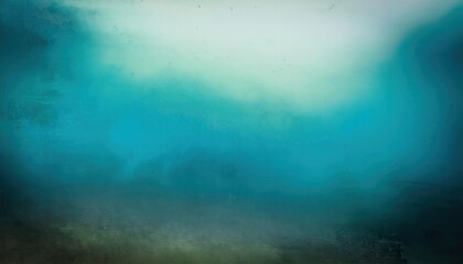 Poster - Calm Aqua Turquoise Gradient Texture with Soft Light and Subtle Oceanic Depths. Perfect for Relaxing Backgrounds, Meditation Apps, Nature Inspired Designs, and Minimalist Branding