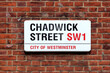 © Devis M - Chadwick Street sign, City of Westminster, London SW1