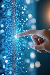 Poster - Human and Robot Hands Connect With the Vast Network of Big Data in a Digital Environment