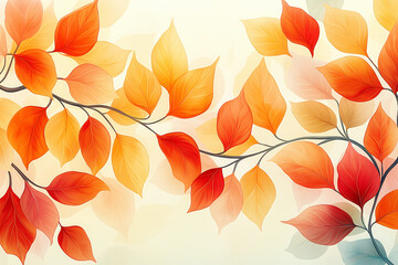 Wall Mural - Beautiful autumn wallpaper