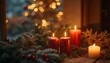 © Gimenes - christmas tree with candles and decorations