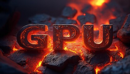 Poster - High-Performance GPU Cooling Technology Illustration