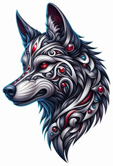  TRIBAL TATOO トライバル タトゥ 狼 wolf