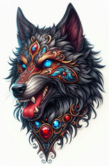  TRIBAL TATOO トライバル タトゥ 狼 wolf