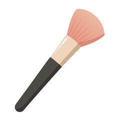 Contour Brush makeup tool vector illustration isolated on a white background