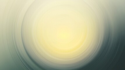 Poster - Light yellow and green gradient background forming a swirling circular tunnel effect, ideal for projects related to energy, speed, and futuristic concepts