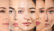 © New Africa - Beautiful women of different ages and races, collage. Banner design