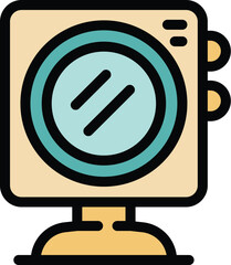 Poster - this icon of a clothes dryer machine is perfect for websites and apps related to laundry and househo
