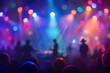 © Print Prodigy - Vibrant Blurred Concert Background with Colorful Stage Lights – Live Music Atmosphere Bokeh Effect