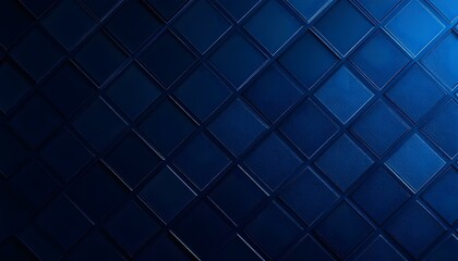 a blue background with a pattern of small squares.