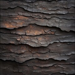 Poster - Intricate Texture of Tree Bark Close-Up