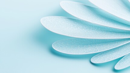 Poster - Close-Up of Delicate Dragonfly Wings in Soft Color