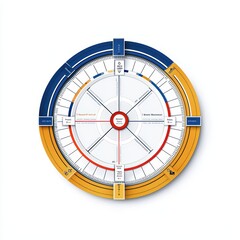 Poster - Colorful circular chart illustration on a white background.