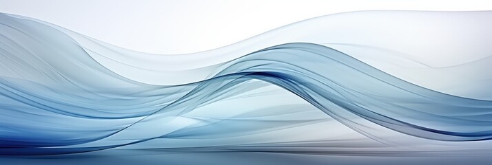 Wall Mural - abstract blue background with waves, abstract white background with white light and smoky background,	
