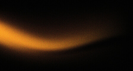 Wall Mural - Abstract copper grainy gradient background with black background full of noise