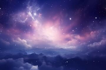 Wall Mural - galaxy sky backgrounds landscape.